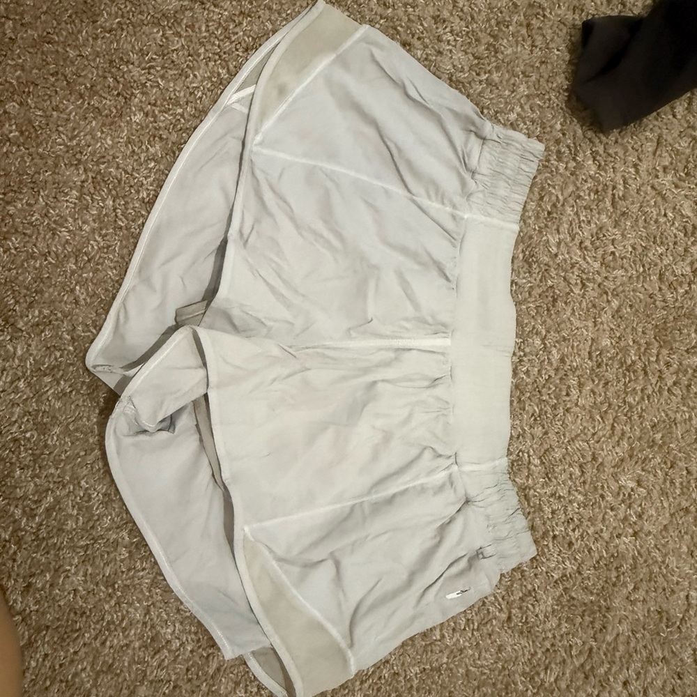lululemon athletica Light Gray Athletic Shorts